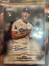 2025 Topps Stadium Club - Ben Casparius RC Auto Dodgers