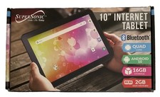 SuperSonic 10 Inch Internet Tablet SC-2110 16GB Android 10 Black