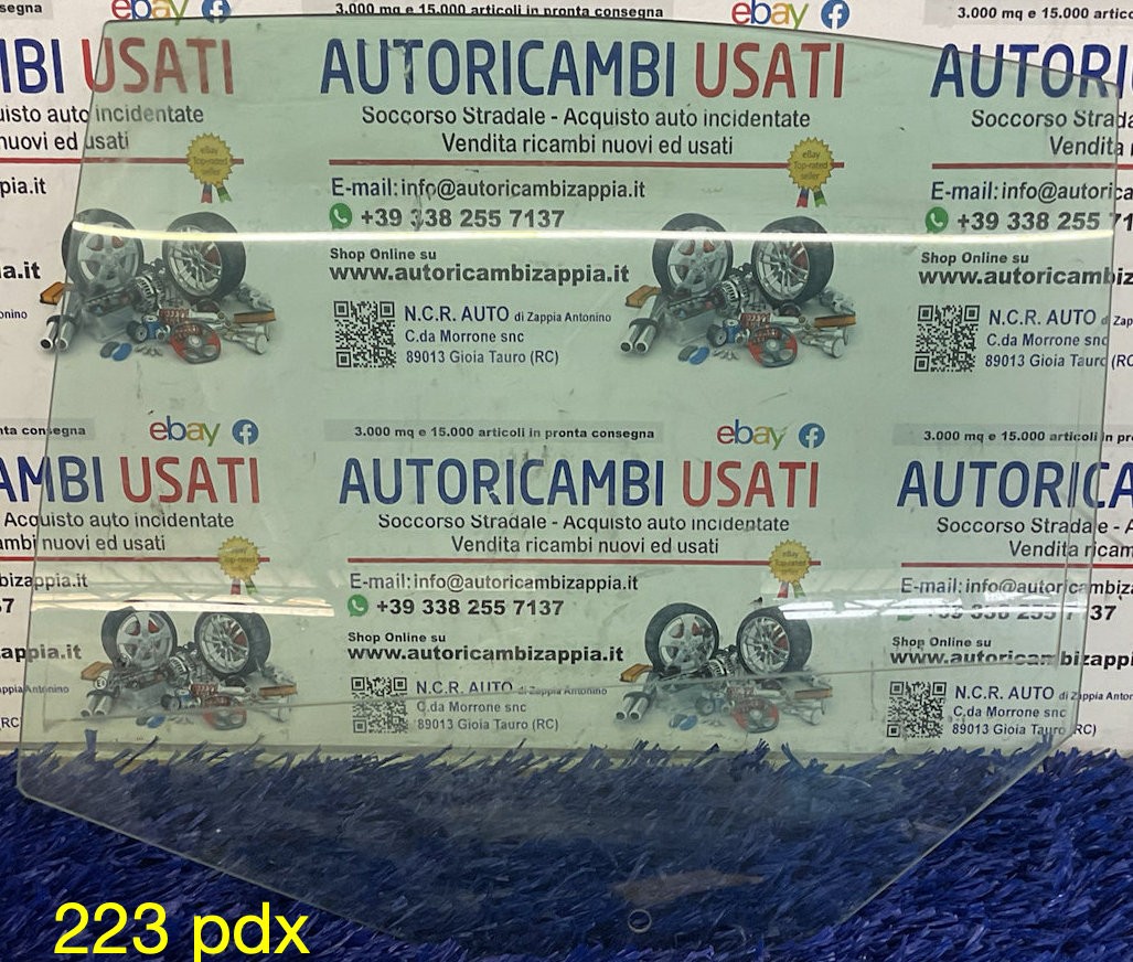 VETRO SCENDENTE POSTERIORE DESTRO BMW SERIE 5 E60 2003-2010 51357110636
