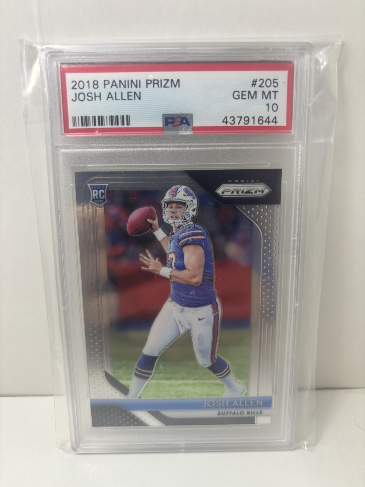 Graded 2018 Panini Prizm Josh Allen #205 Rookie RC Football Card PSA 10 Gem Mint