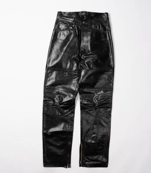 Men Marc O'Polo Trousers Black Leather 29 / S / 42
