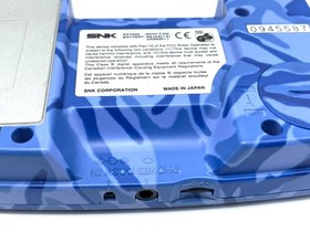 Neo Geo Pocket Color Console Camouflage Blue SNK Tested