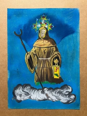 Salvador Dali Zeichnung auf Papier (Handmade) signiert und gestempelt Mischte... - Bild 1 von 4