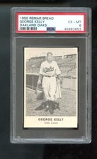 1950 Remar Baking Co. Bread George Kelly Oaks PCL PSA 6 Graded Baseball Card