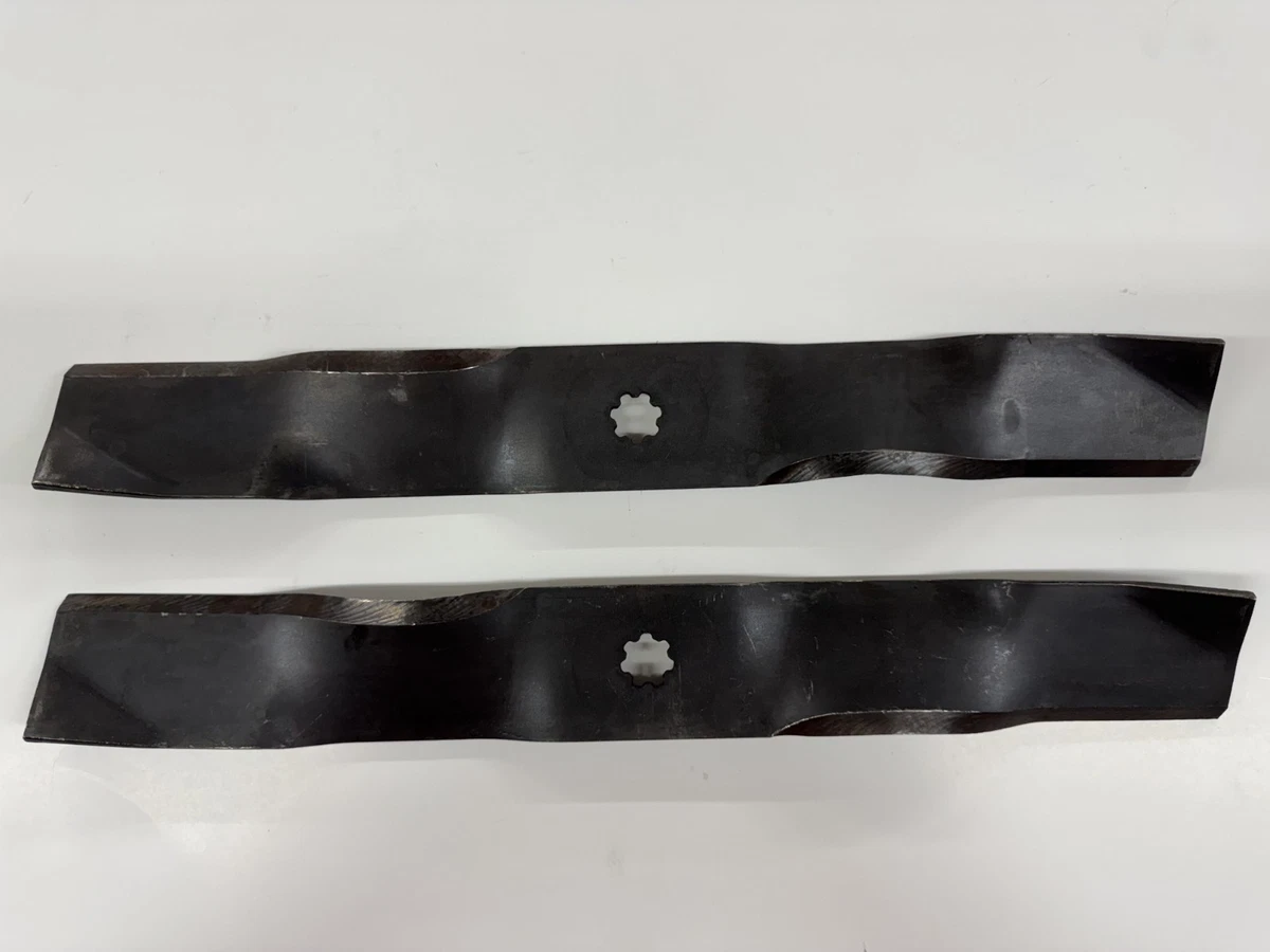 John Deere GY22622 Mower Blades – 62 Inch 3-Blade Set, Fits 158CM Decks, Steel