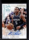De'Aaron Fox 2022-23 Panini Court Kings #II-DSK Impressionist Ink Auto /75