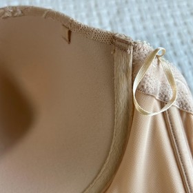 36DD NEW Cassandra Intimates Caress Too Strapless Corset Bustier Beige