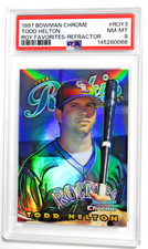 1997 Bowman Chrome ROY Favorites Todd Helton Refractor PSA 8 Rockies