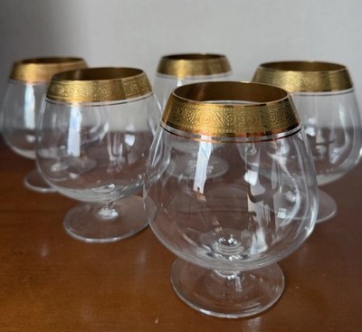 5 Theresienthal Cognacglas Cognacschwenker Serie Concord Mintonborte