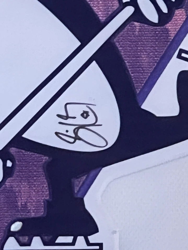 Camiseta deportiva autografiada de Sidney Crosby Penguins para peleas de hockey contra el cáncer con certificado de autenticidad JSA LOA Foto 3 de 4