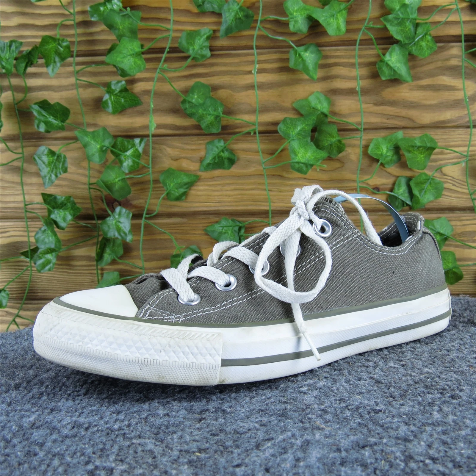 Sneakers basse donna Converse tessuto grigio taglia 6 media usate delicatamente 2025
