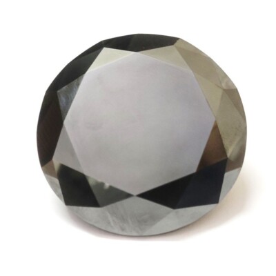 Loose 60 Ct. Solitaire Black Diamond Excellent Cut  AAA Jewelry Making Certified