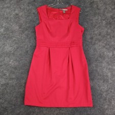 Forever 21 Dress Womens Medium Pink Solid Sleeveless Lined Pleated Summer Casual