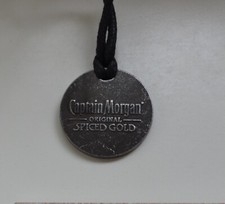 Captain Morgan Rum Kette Talisman Anh&auml;nger Metall Emblem NEU