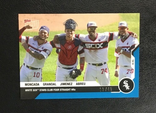 2020 Topps Now 115 MONCADA / GRANAL / JIMENEZ / ABREU