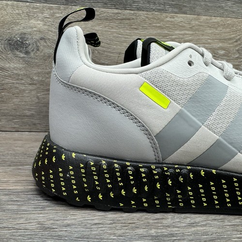 Adidas Shoes Men Multix Size 12 Sneakers Grey Lace up GV8282 Grey Black Green - Picture 4 of 17