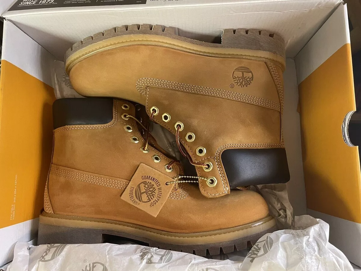 terras Bijdrager smog MEN&#039;S TIMBERLAND BOOTS 6 INCH PREMIUM WATERPROOF 10061 WHEAT NUBUCK |  eBay