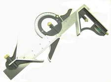 COMBINATION SQUARE PROTRACTOR Set 12" Tool 180 Degree Level Gauge Miter New I