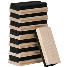 Ysglory 10 Pack Chalkboard Erasers Wool Felt Eraser Dustless Wood Chalk Erase...