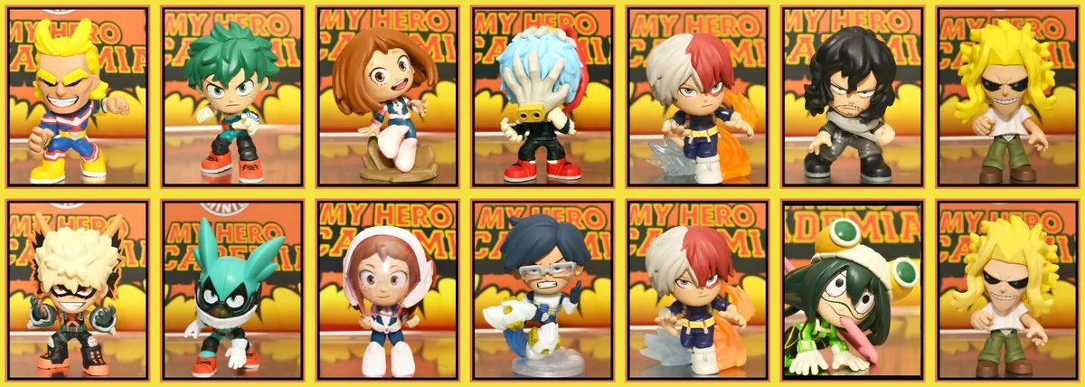 My hero online academia mystery minis