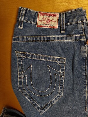 True Religion Jeans 112790 30427 Micky Big T - Button Fly | eBay