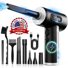 Plumero Eléctrico de Aire Comprimido, Espray para Ordenador, PC, Teclado, Secado