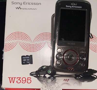 Retro Sony Ericsson Walkman W395 - Schiebehandy (gebrauchter Zustand) mit Karton