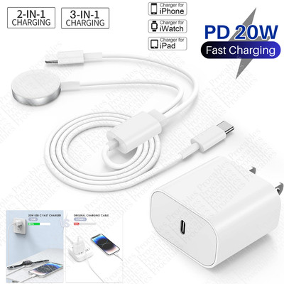For Apple Watch Series 8/7/SE/6/5/4/3/2/1/iPhone 14/13/12/11 Charger Cable Block