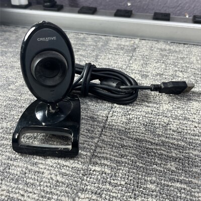 Black CREATIVE Live Cam Video IM Pro Webcam Built-in Microphone USB 10000