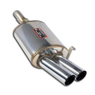 Supersprint Sportauspuff Endschalldämpfer VW Golf 2 Rallye 1.8 G60 4x4 2x70mm