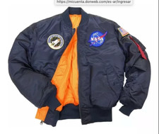 Alpha Industries boy s jacket MA.1 NASA inifuges Size 2 Original