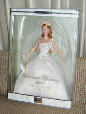 2001 ROMANTIC WEDDING BARBIE DOLL #2 Bridal Collection Series Mattel #29438