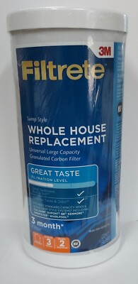 NEW Filtrete 3M 4WH-HDGR-F01 Sump Style Universal Whole House Replacement Filter
