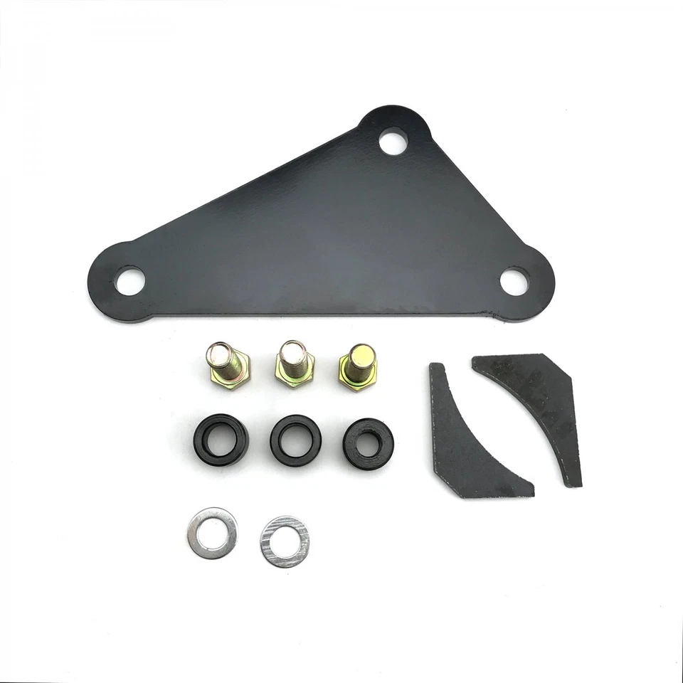 Caja de engranajes de dirección Vega Kit de soporte de montaje de brazo Pitman con junta en U Street Rat Rod Foto 2 de 4