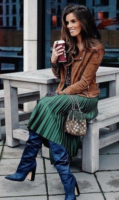 damen stiefel blau weitschaft