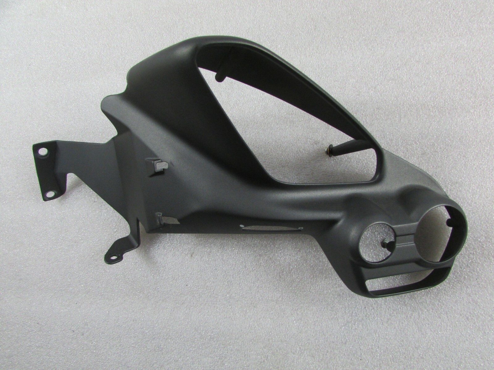 Ferrari 488, LH, Left Center Vent Surround Dash Bezel, Grey, Used, P/N 87843800