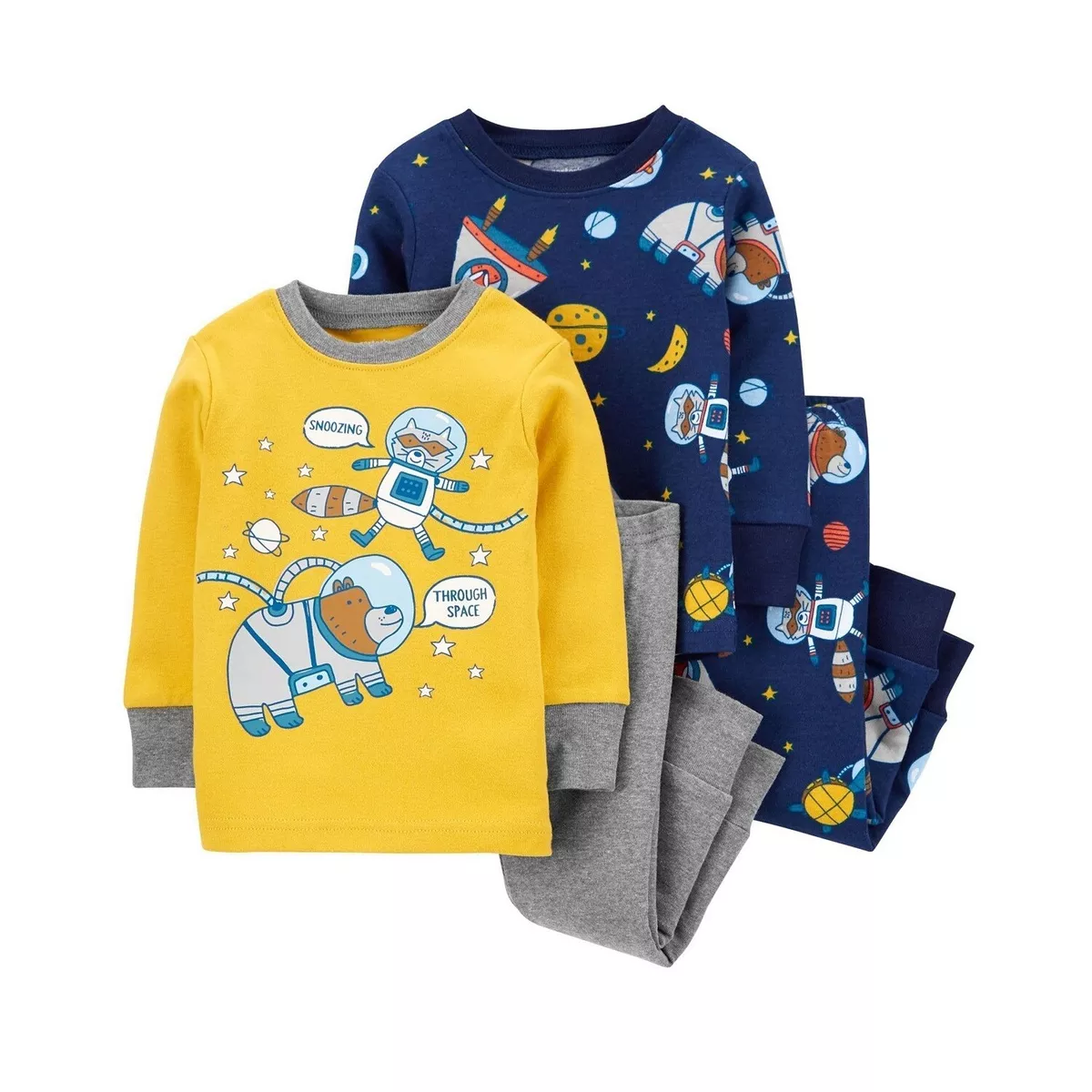 Carter s Baby Boys Astronaut Pajamas 2 Sets 18 Months