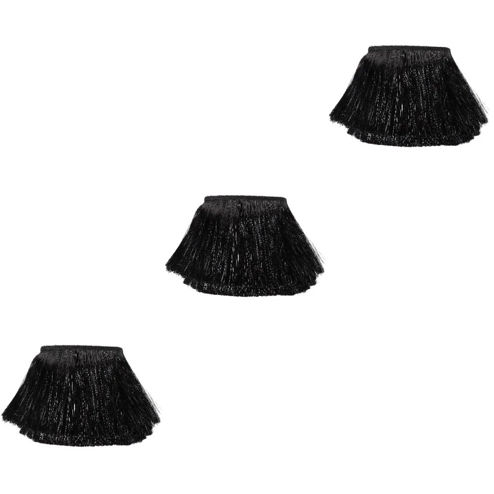 VETEMENTS 3 PEZZI Nappa Materiali Ausiliari Artigianali Frange Abbigliamento Decorativo