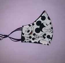 Disney Mickey Mouse Facemask For Kids Adjustable Disney Facemask Reversible