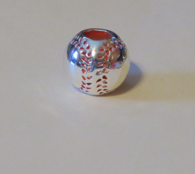 NEW DaVinci Beads & Charms Interchangeable Jewelry - Baseball Spacer DB91-7