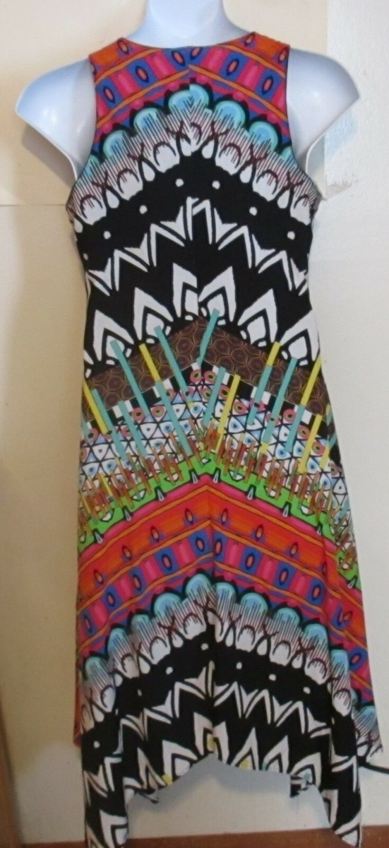 ZOE misses size XL Black Colorful long Maxi Dress j102 | eBay