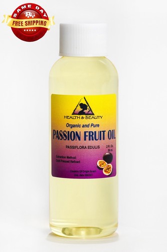 PASSION FRUIT / MARACUJA OIL REFINED ORGANIC COLD PRESSED FRESH 100% PURE 2 OZ - Picture 10 of 12