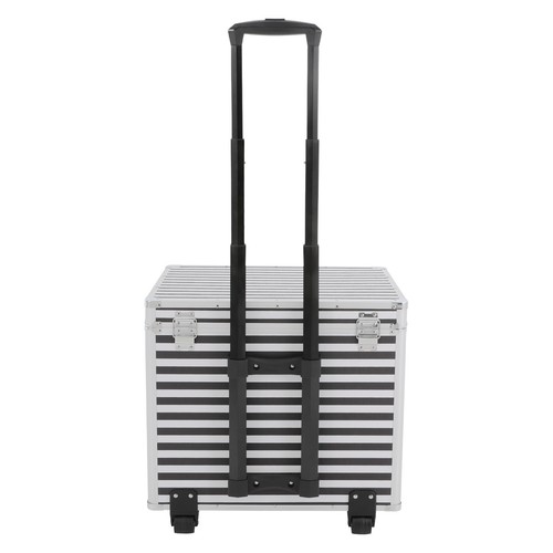 Business Office Rolling Portable Files Travel Luggage Briefcase Locking Storage