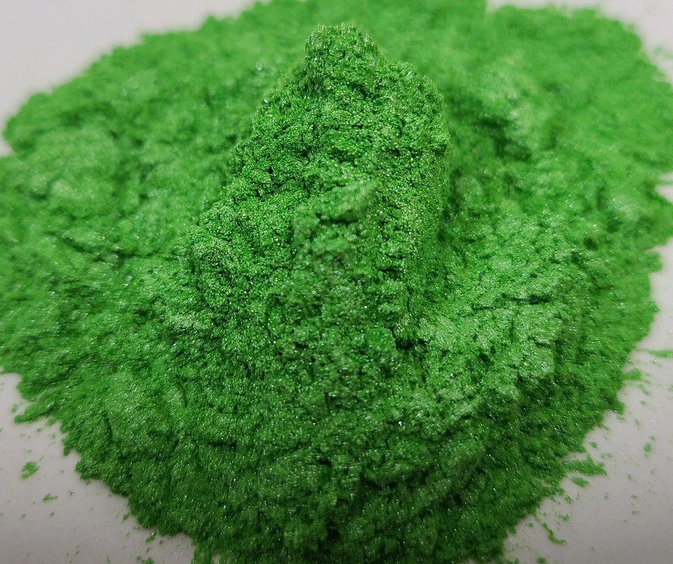 Light Sabre Green Pearl Mica Pigment Custom Automotive Basecoat Paint Aerosol Foto 2 de 4