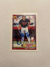 Minnesota Twins BRIAN HARPER Signed Card