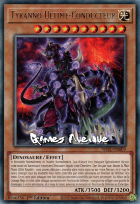 Yu-Gi-Oh ! Tyranno Ultime-Conducteur WISU-FR009 VF/RARE | eBay