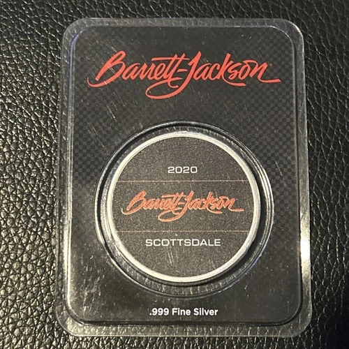 2020 1 oz Ag .999 Silver Barrett Jackson Scottsdale Silver APMEX TEP
