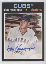 2018 Topps Archives Fan Favorites 1971 Design Don Kessinger #FFA-DK Auto 0lc5
