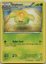 Skiploom 2/124 Uncommon Dragons Exalted LP Pokemon Card