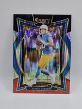Justin Herbert Chargers 2024 Select ⬛️🟥 Black & Red Shock Prizm #41